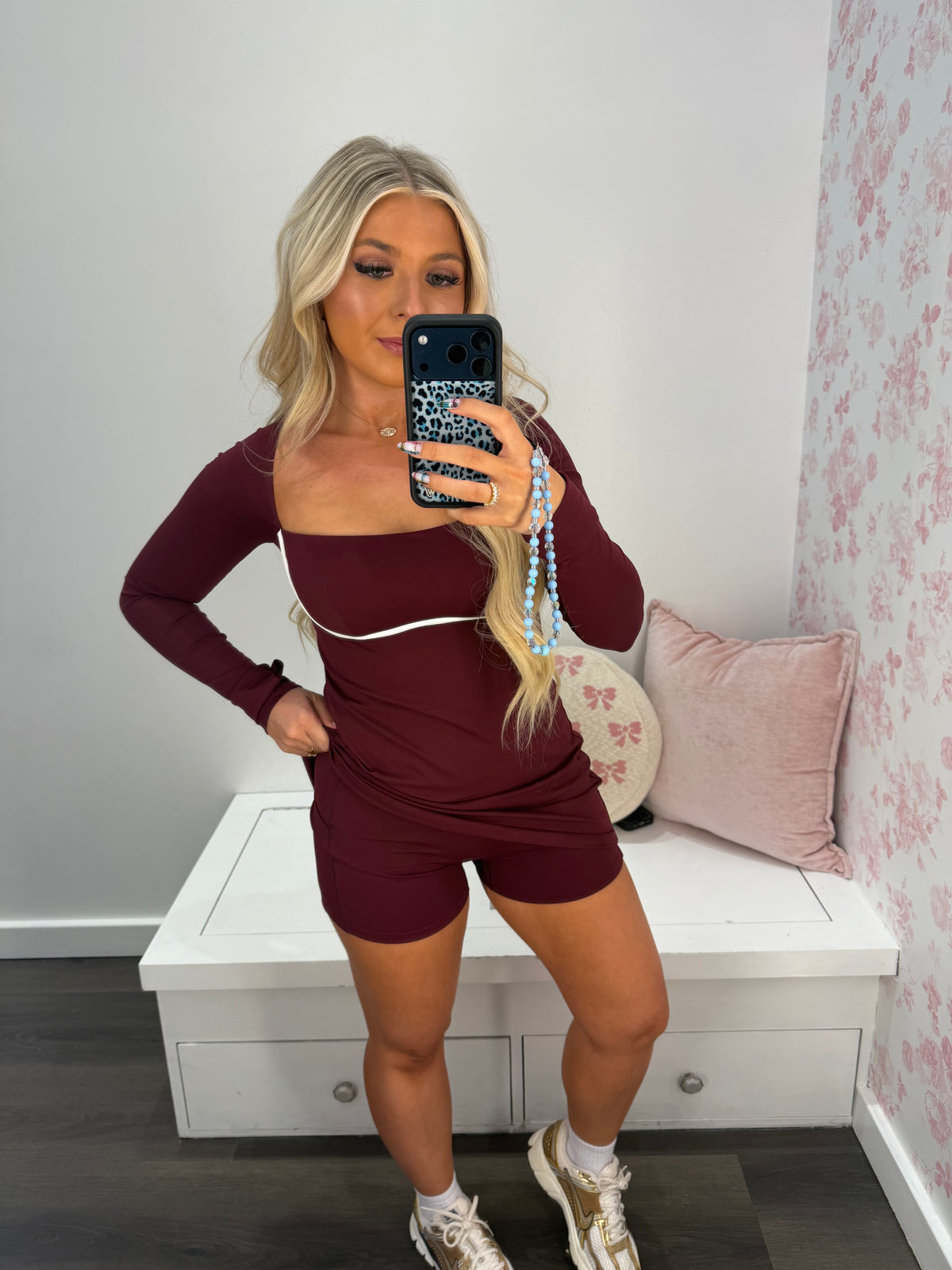 Burnt Burgundy Dress