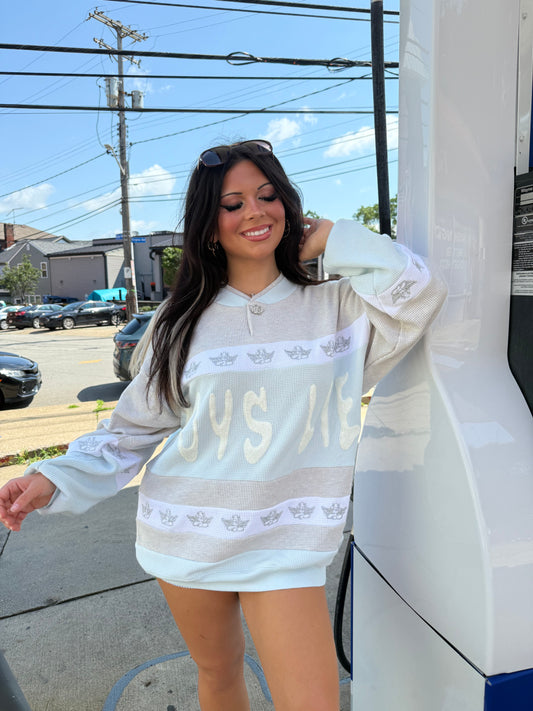 Boys Lie Baby Blue Private School Crew