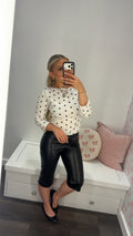 Radiate Polka Dots Top