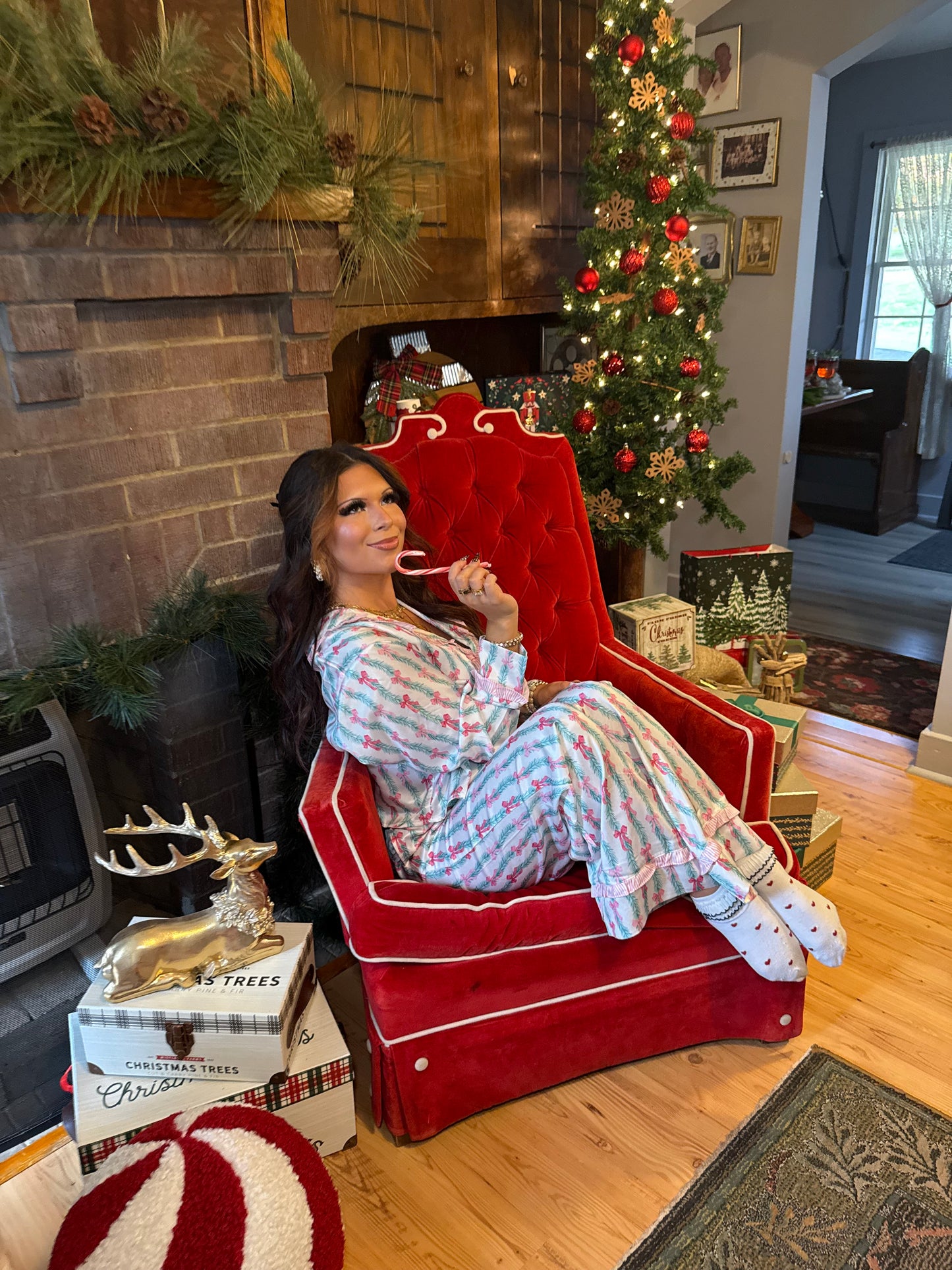 Mistletoe Moment Jammies (SOLD TOGETHER)