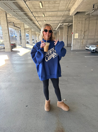 Happy Camp3r Royal Blue Mockneck