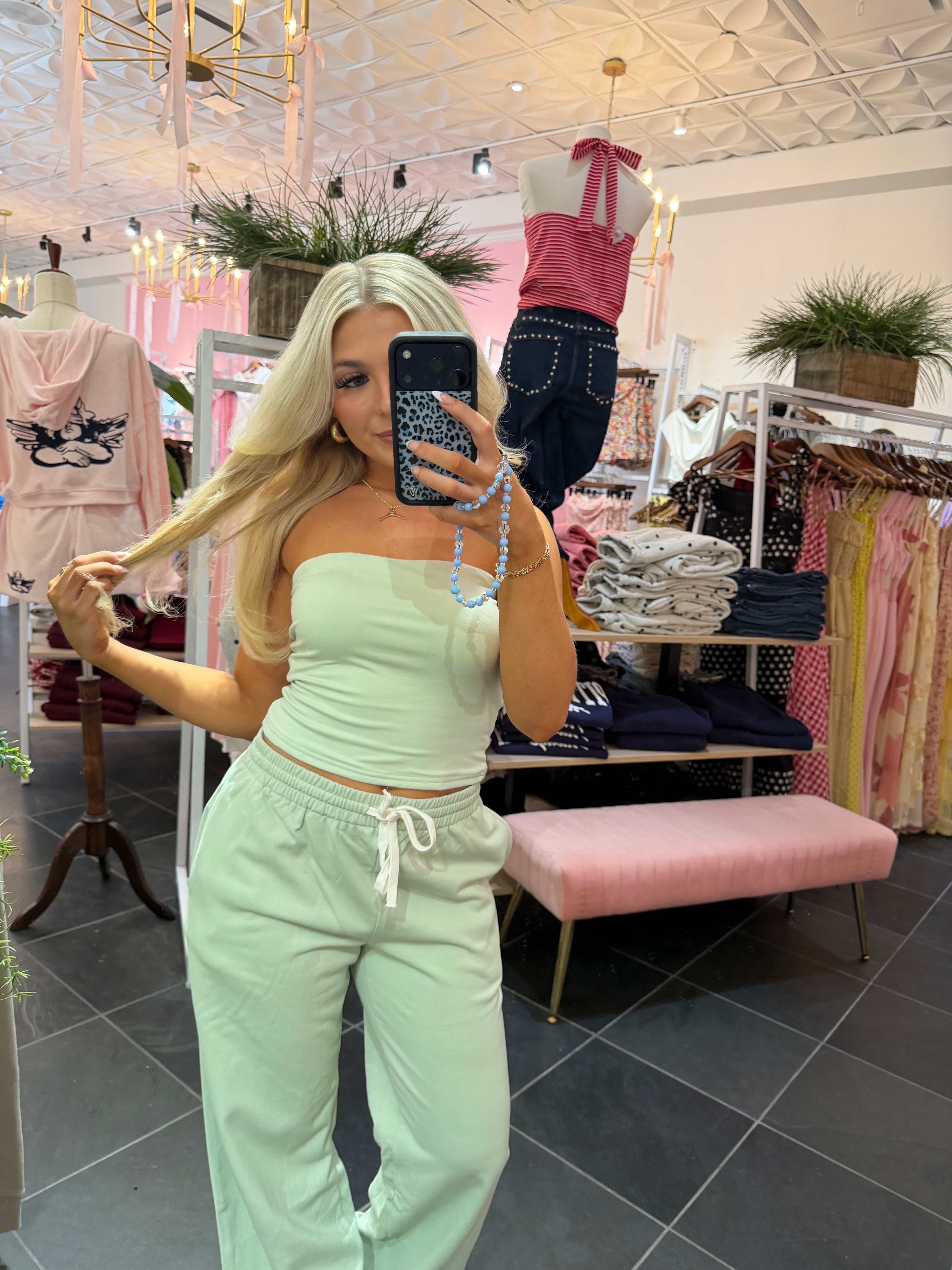 Later Today Set (PANT) Sage