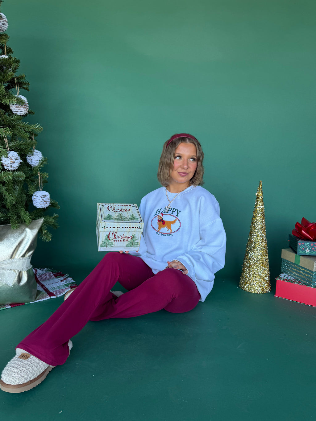 Happy Golden Days Crewneck FINAL SALE