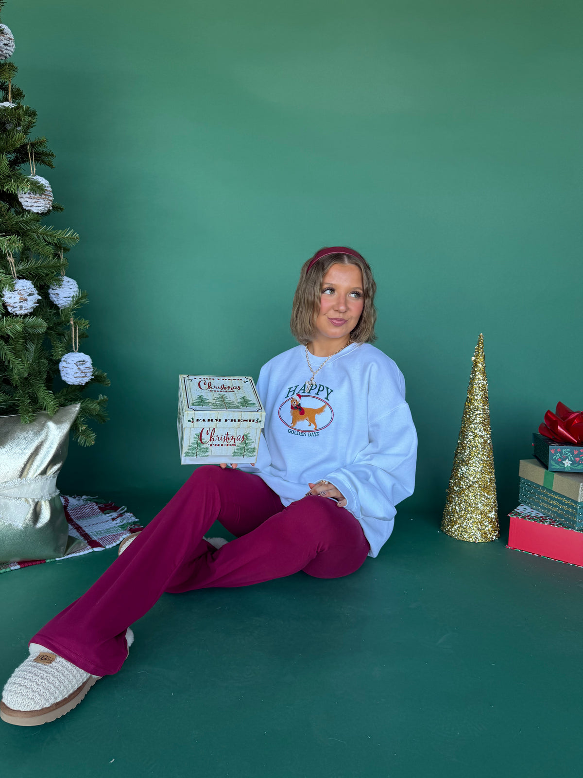 Happy Golden Days Crewneck FINAL SALE