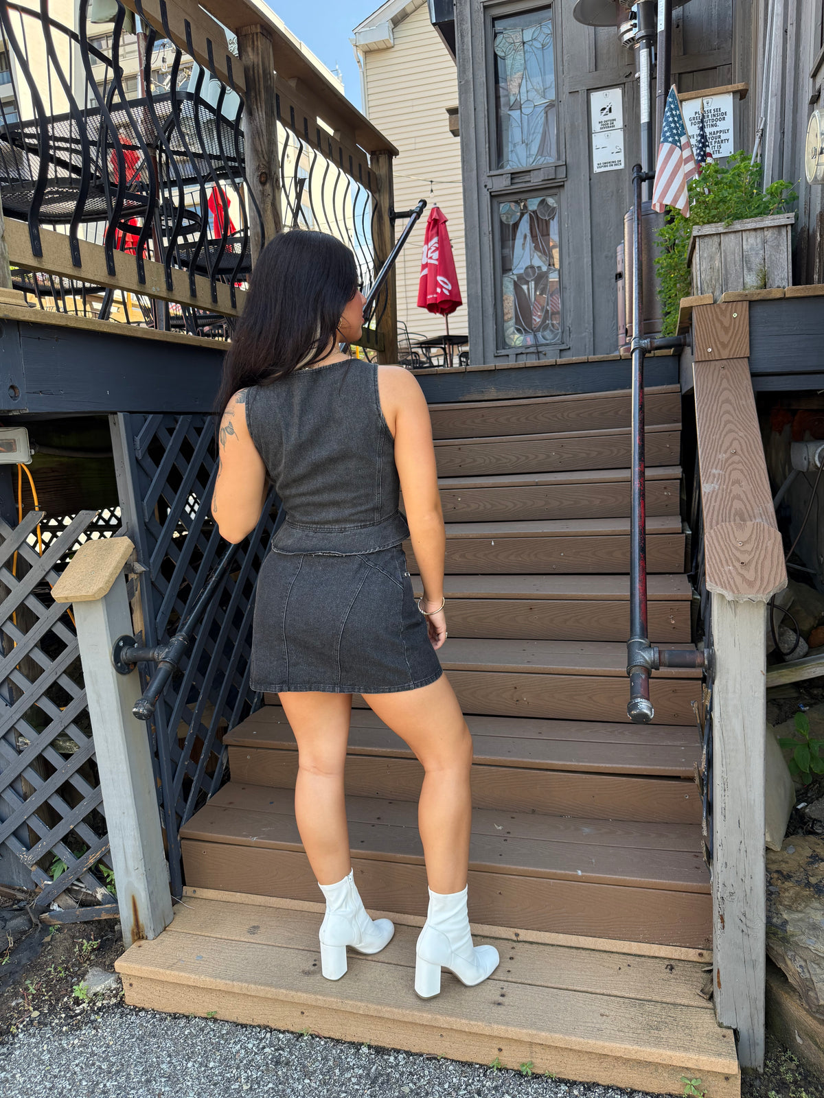 Denim Core Skirt
