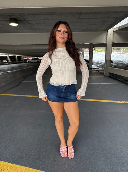 Deep Wash Mini Skort