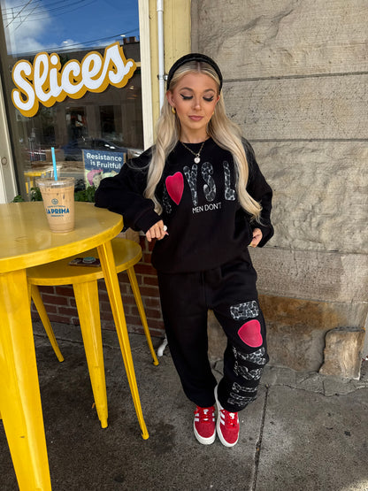 Boys Lie Black Caitlyn Coded Crew