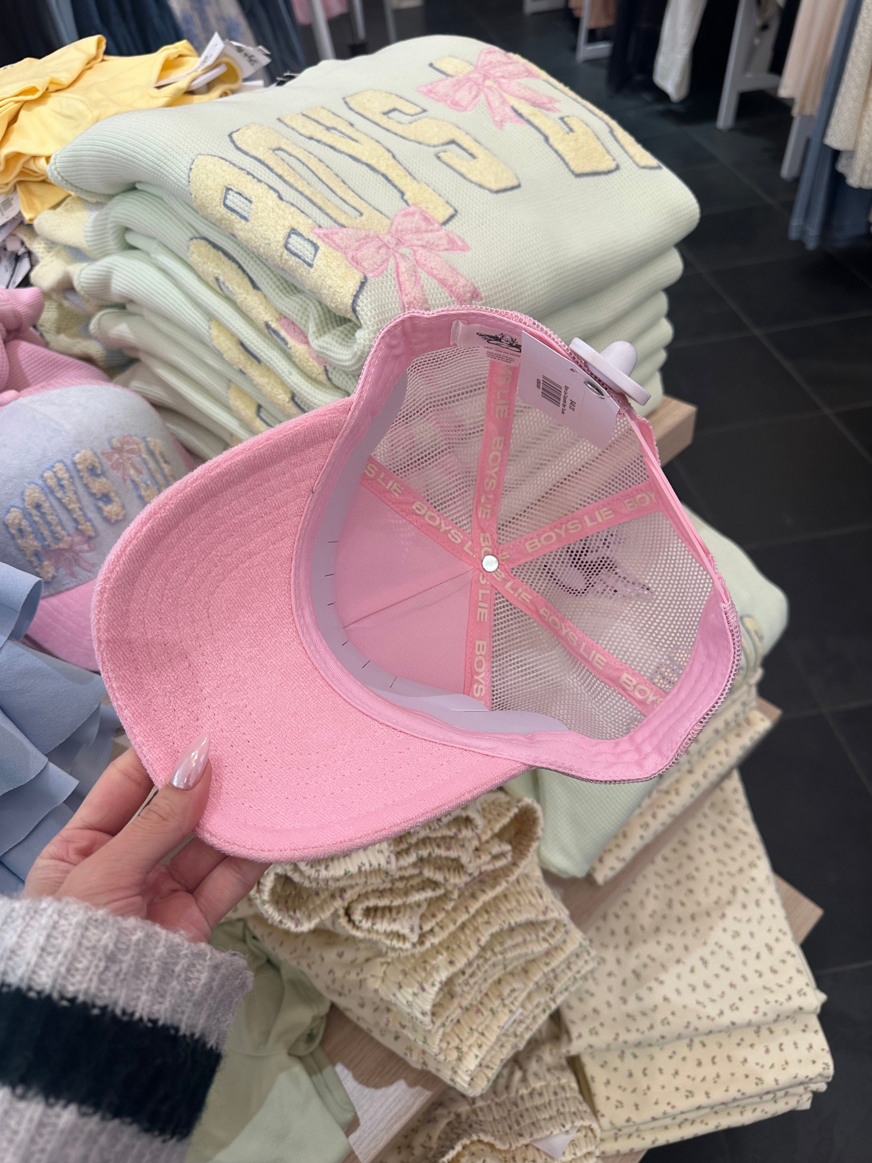Boys Lie Coquette Bow Trucker