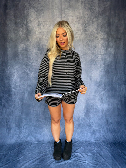 How Cozy! Soft Stripe Set (TOP ONLY)