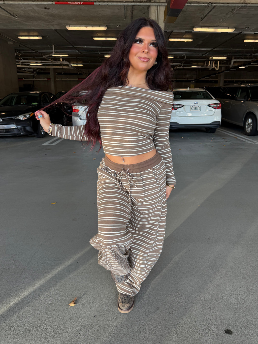 Honey Graham Barrel Pant SET
