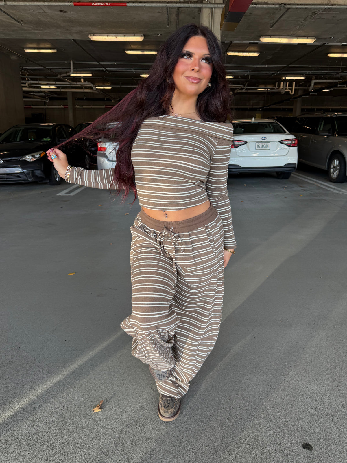 Honey Graham Barrel Pant SET
