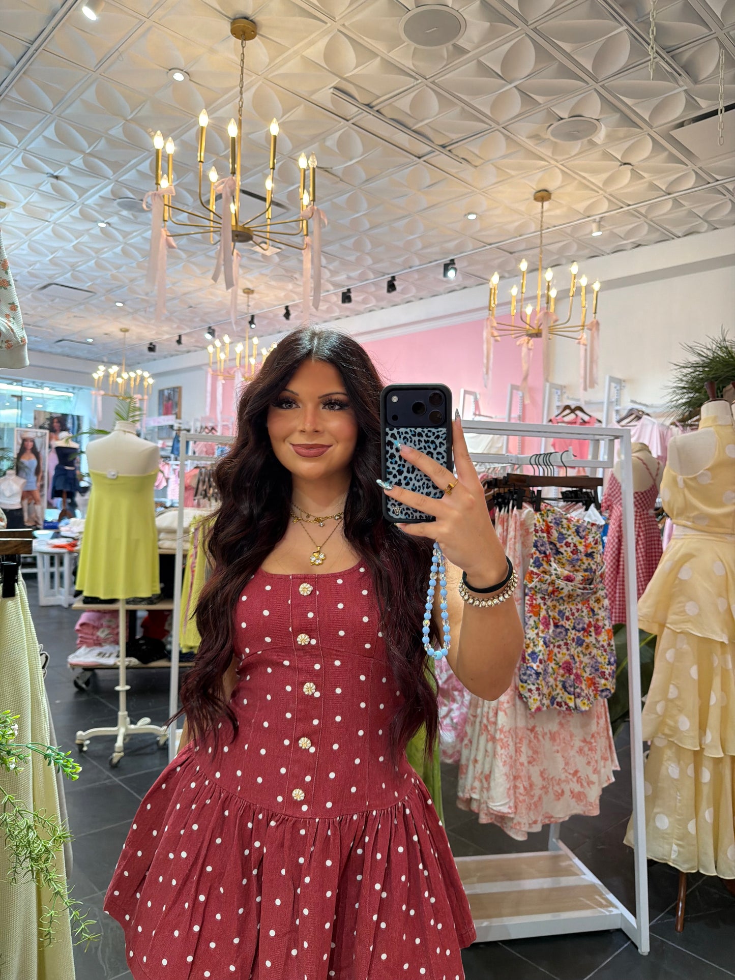 So Fab! Dress in Deep Red