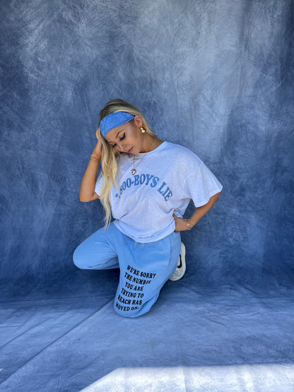 Boys Lie Blue 1-800 Tee