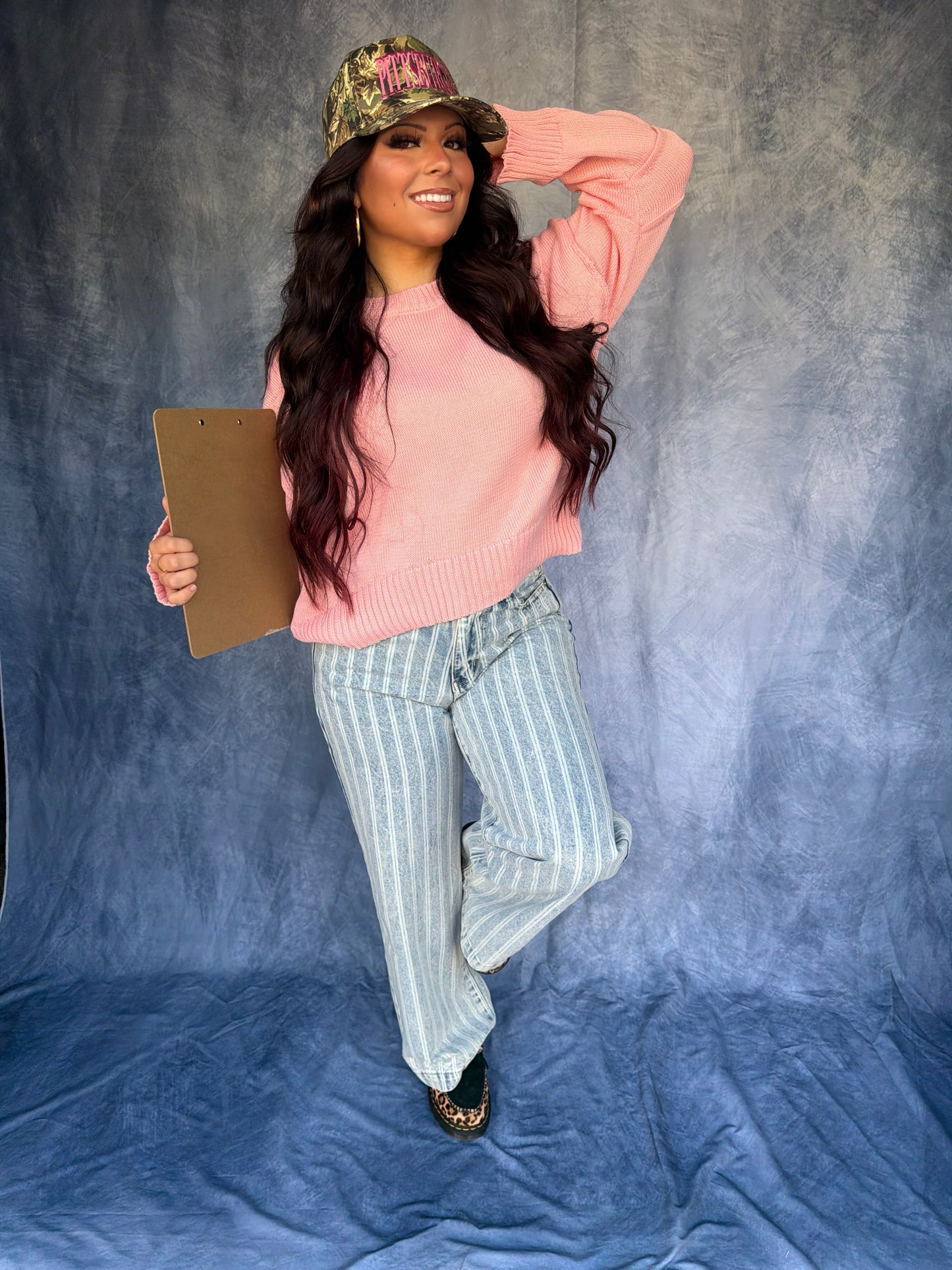 Barrel Style Sweater in Pink