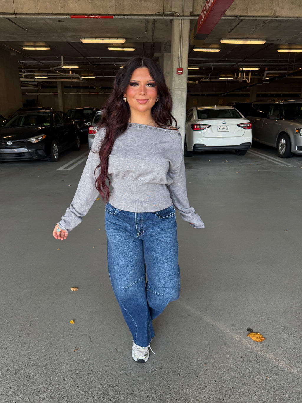 Button Up Gf Sweater