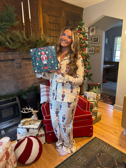 Nutcracker Jammies in Butter (SOLD TOGETHER)