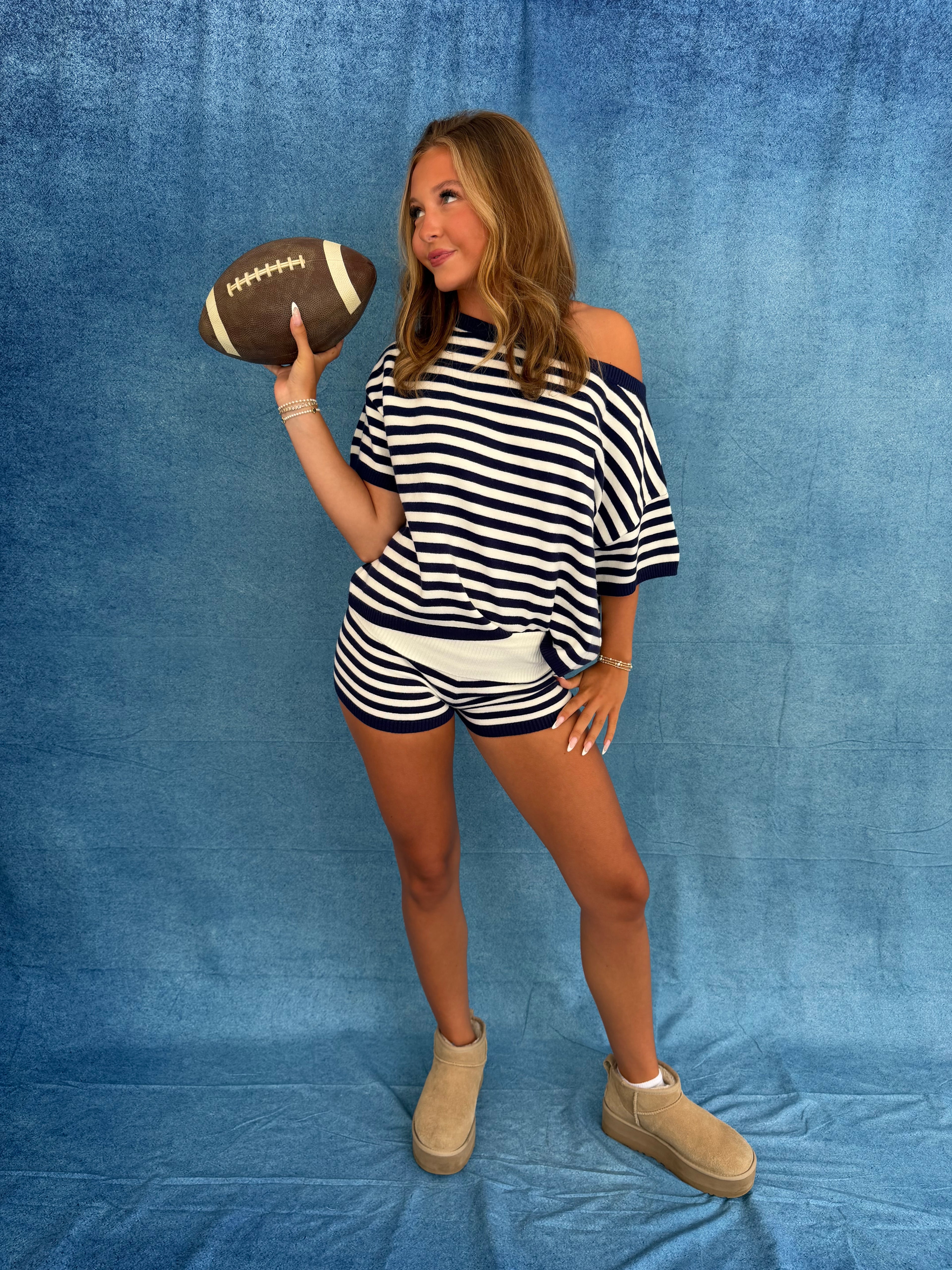 Over Achiever Set NAVY (SHORTS ONLY)