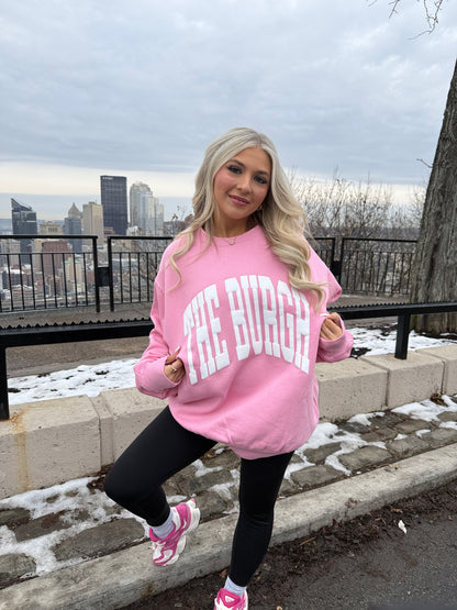 The Burgh Crewneck in Pink