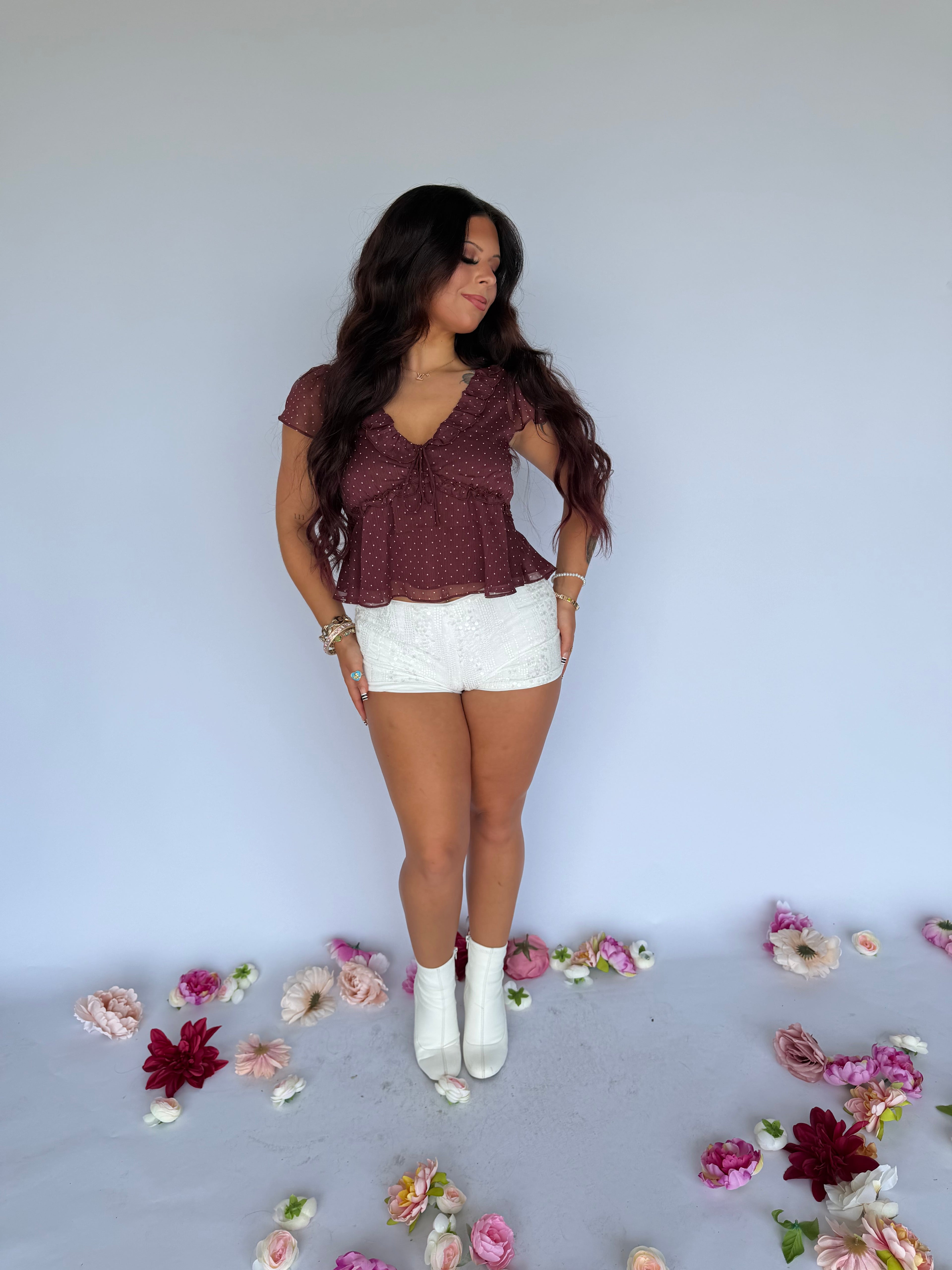 Berry Bliss Baby Doll Top