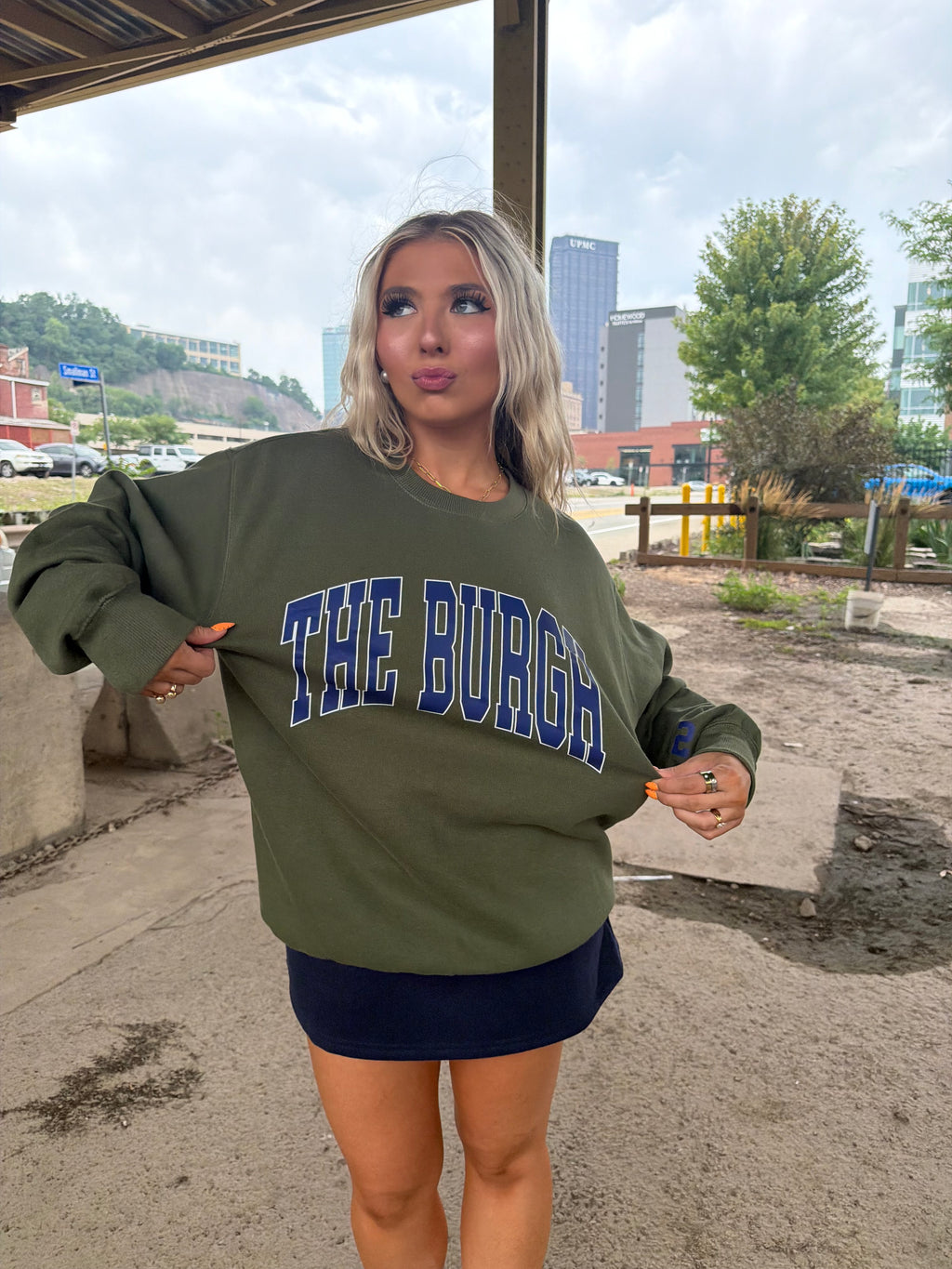 The Burgh 412 Crew Green/Navy