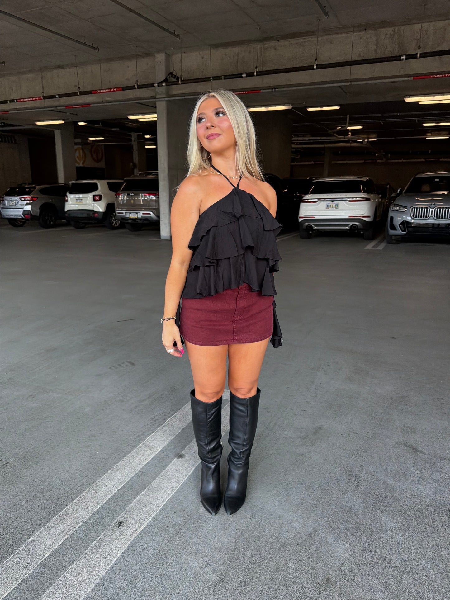 Laters Baby Ruffle Tank