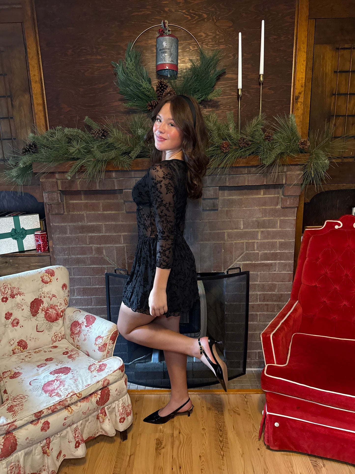 Silver Springs See-Though Dress