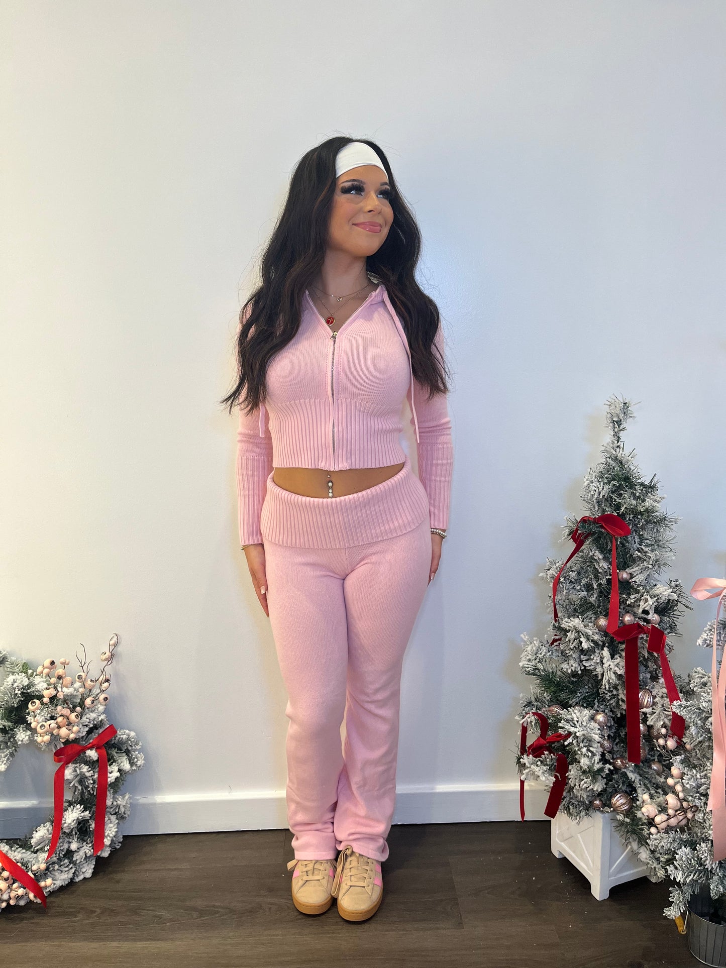 Misty Rose Sweater Set (Pants)