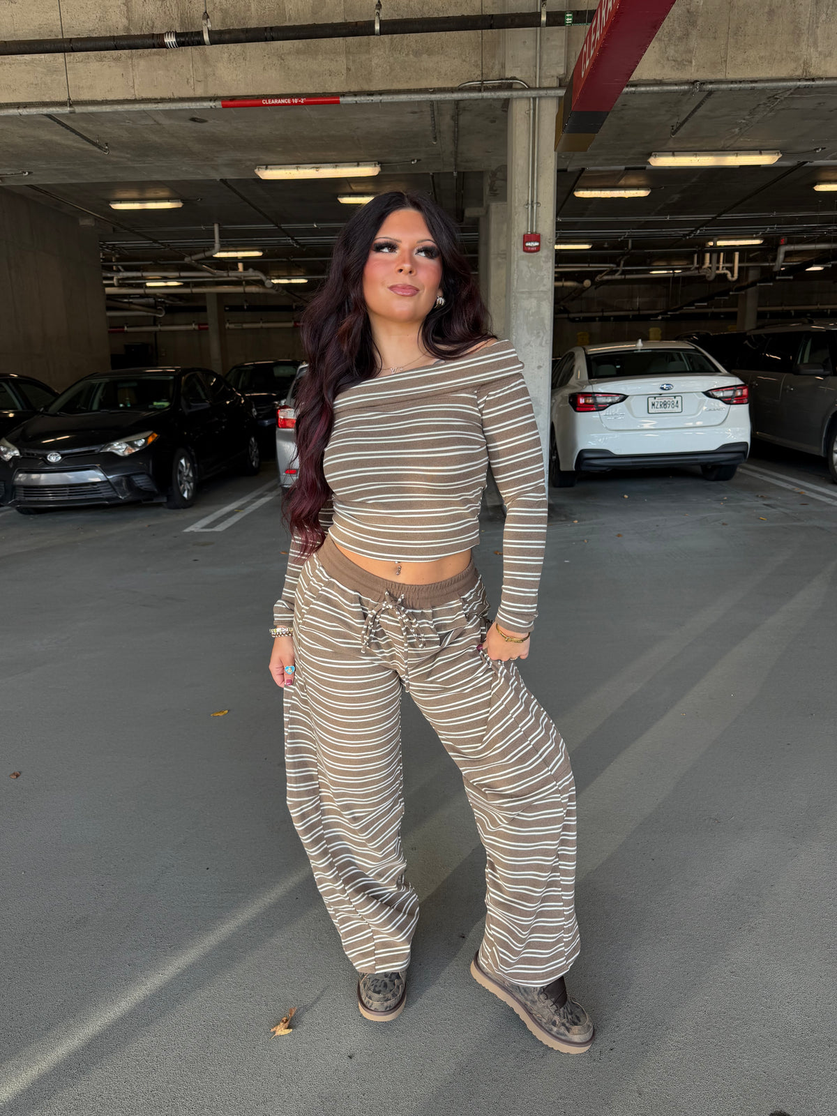 Honey Graham Barrel Pant SET
