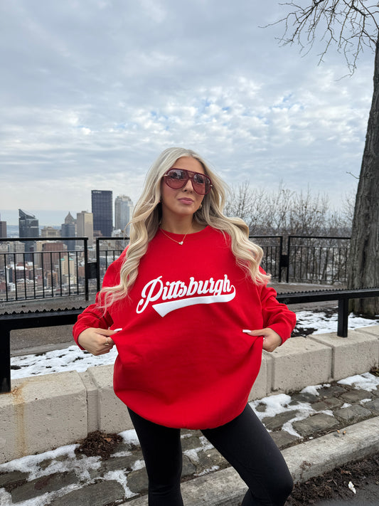 Red Pittsburgh Varsity Crew