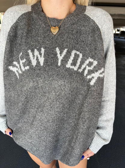 New York Two Tone Sweater