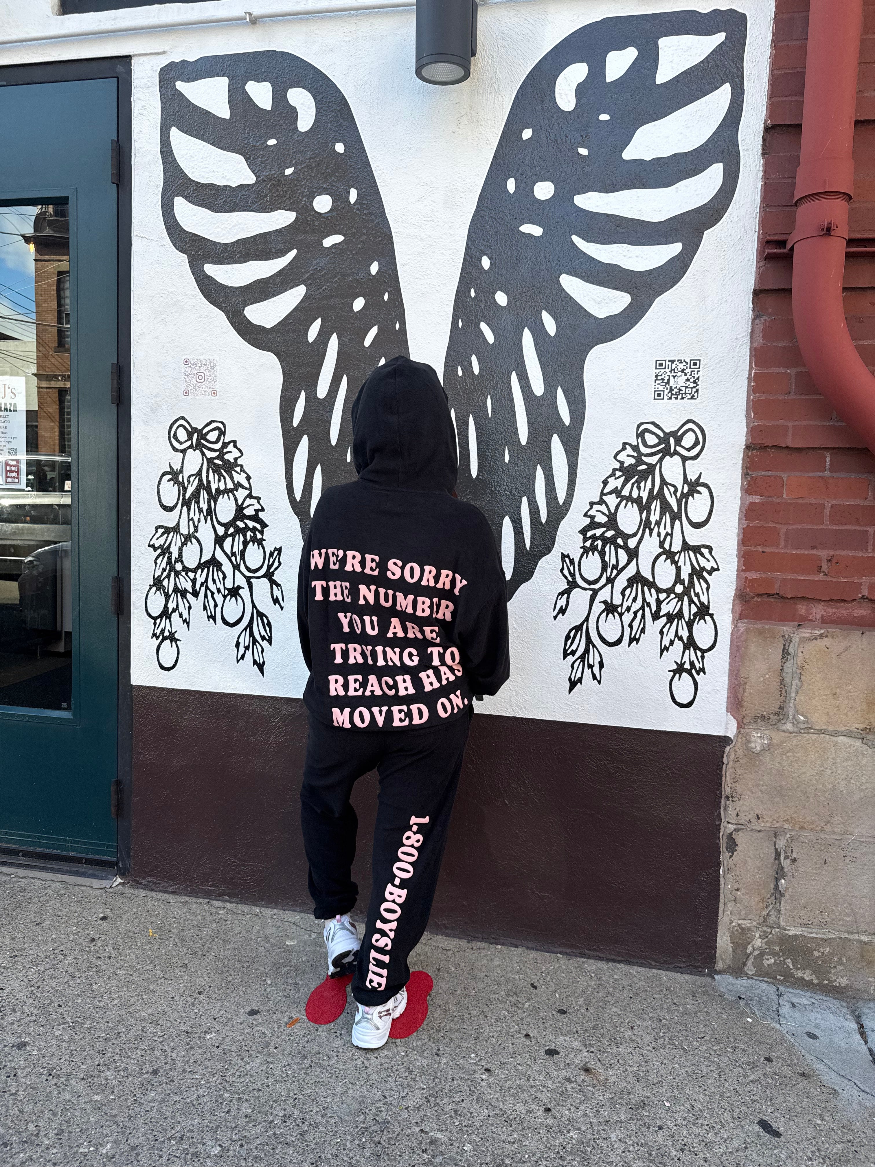 Boys Lie Black 1-800 Hoodie