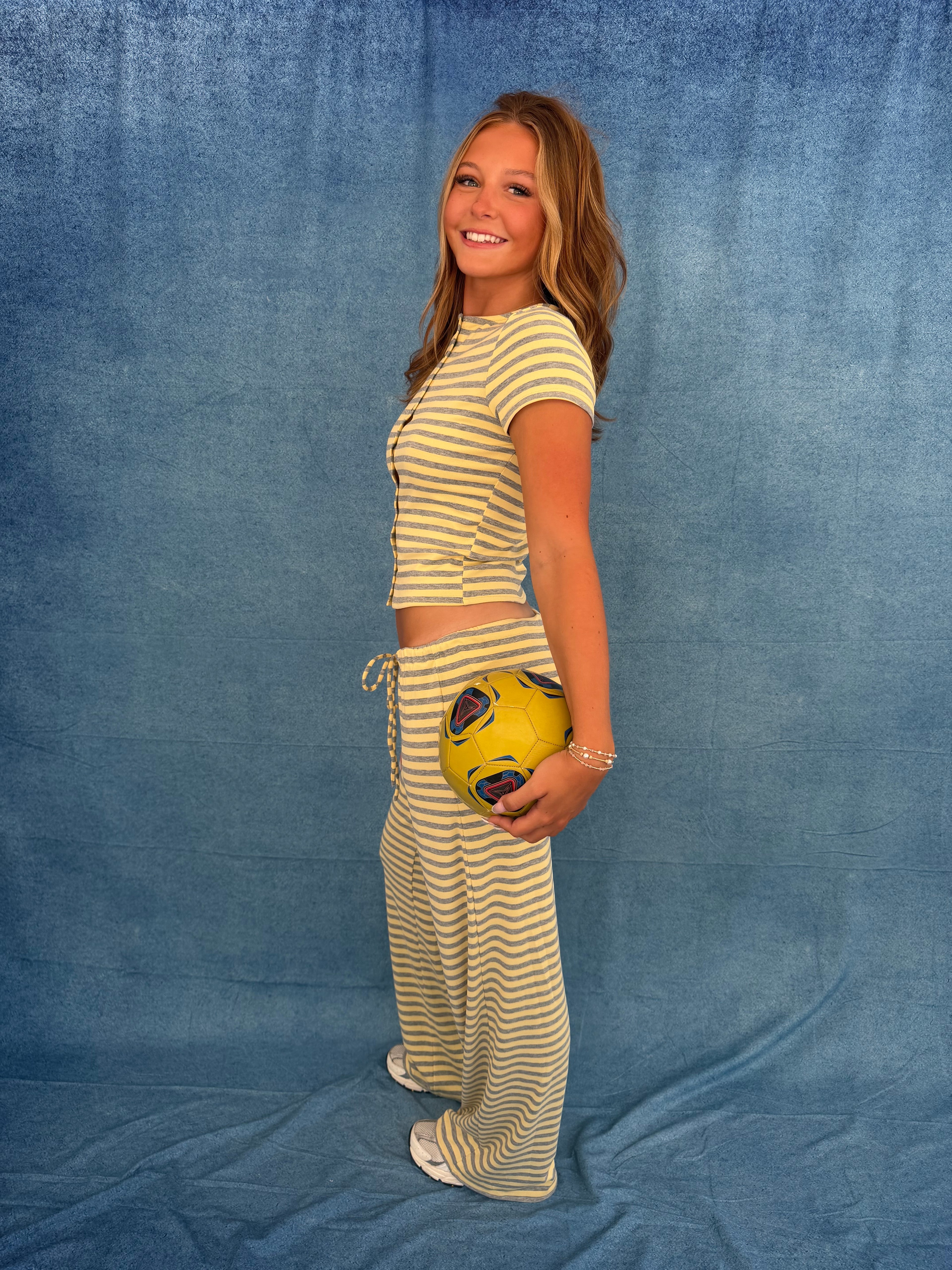 Butter Pecan Striped Top (set sold separately)