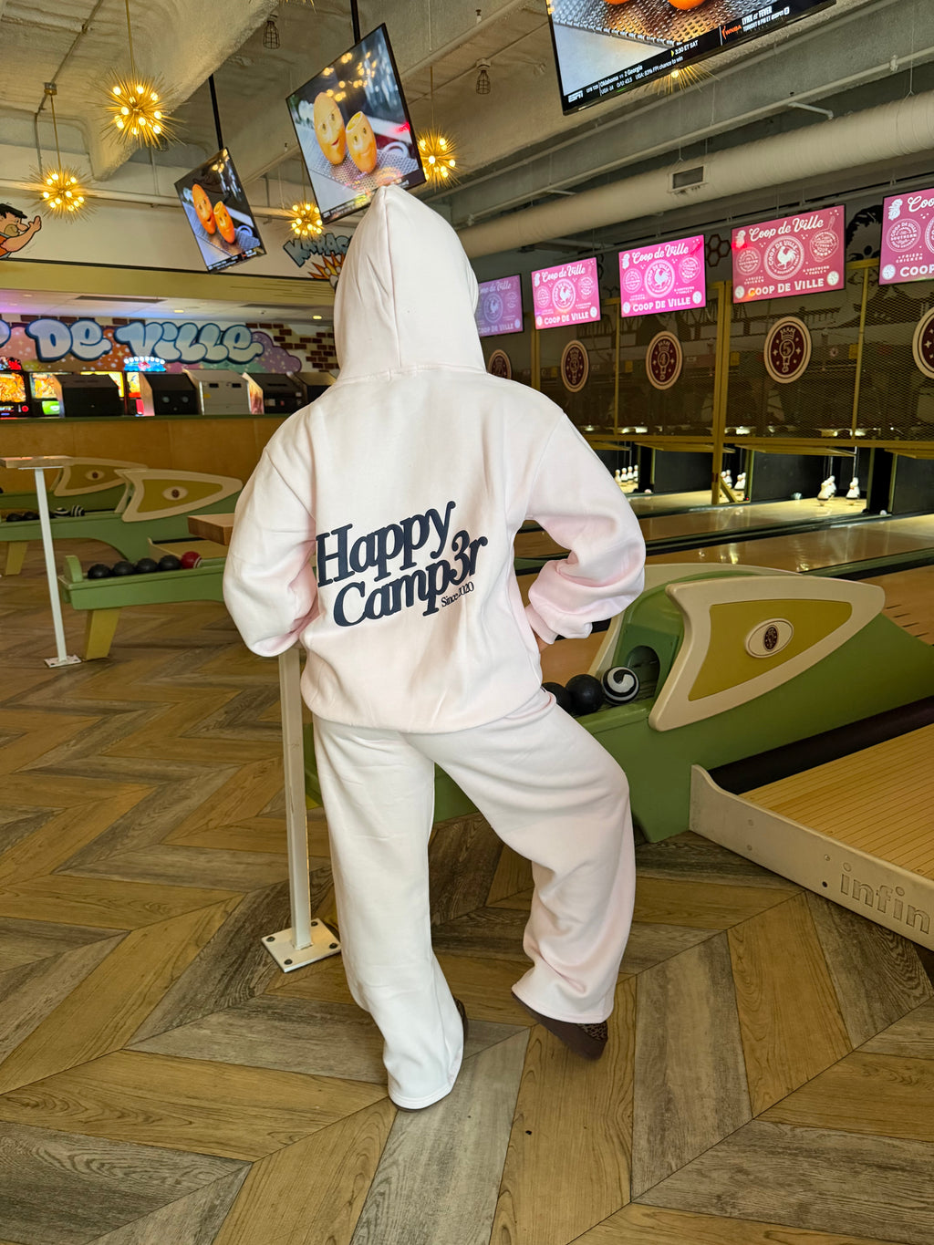 Happy Camp3r Puff Series Pant Pale Pink