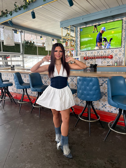 Nova Denim/Poplin Dress