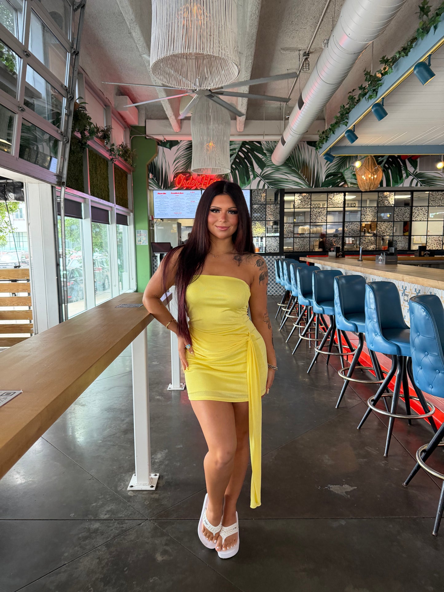 Waist Slimmer Banana Dress