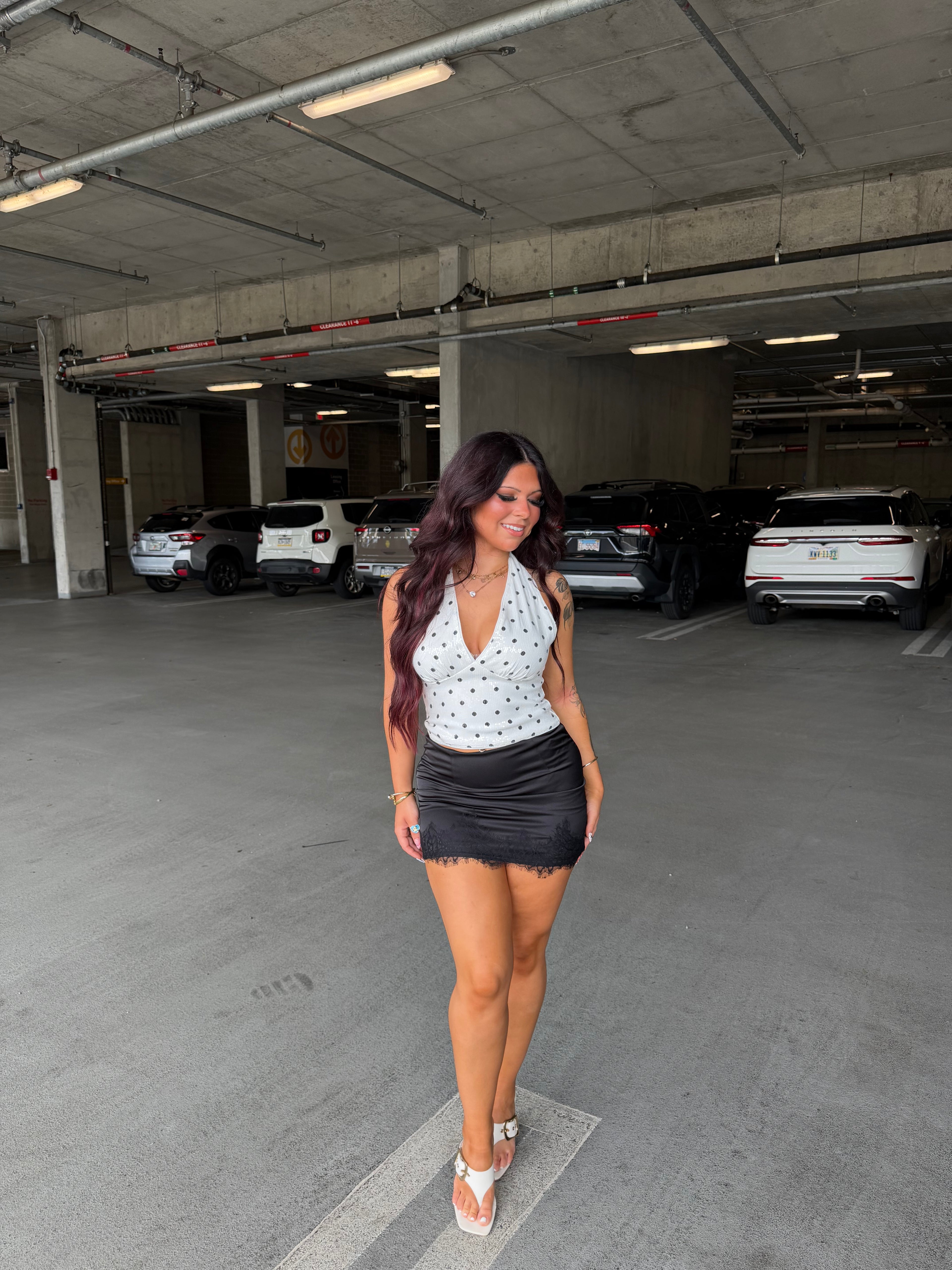 Pop Gal Sequin Halter
