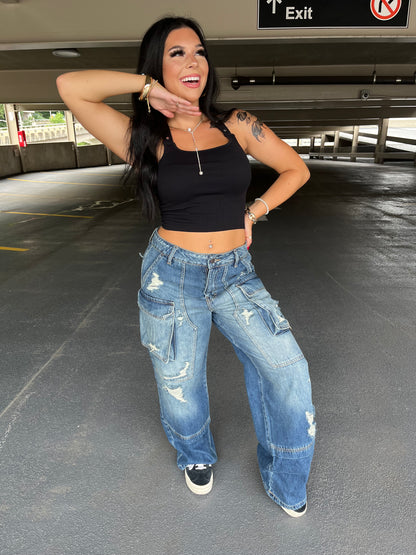 Sk8r Girl Cargo Jean