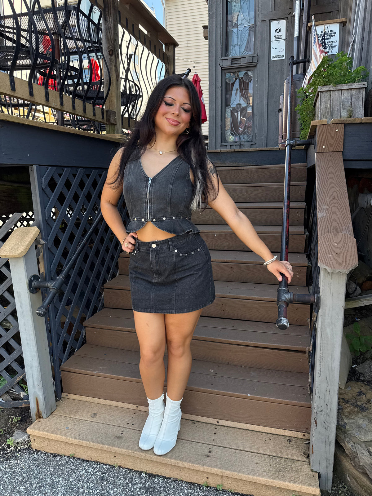 Denim Core Skirt