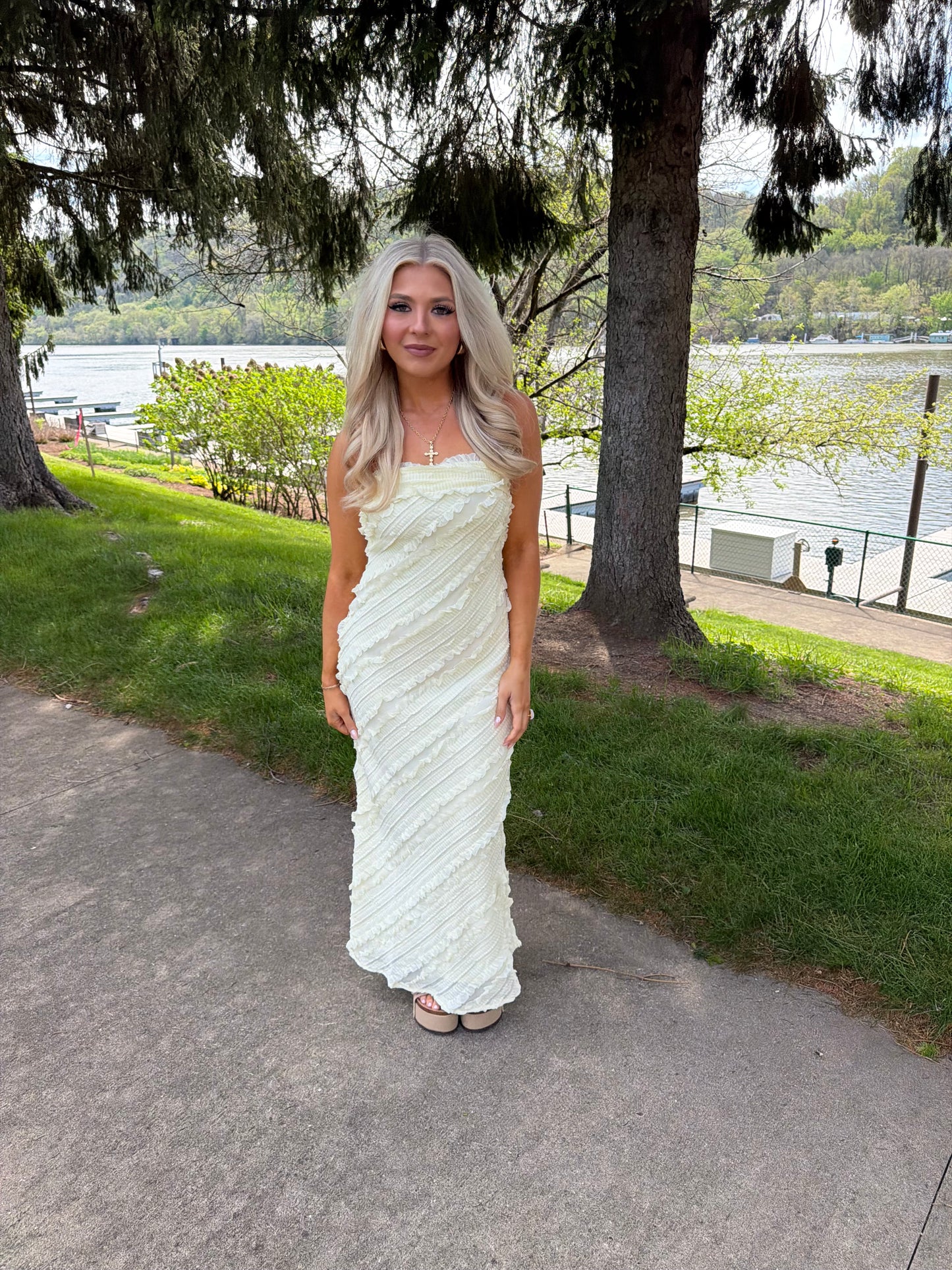 Favorite Daughter Dress in Butter