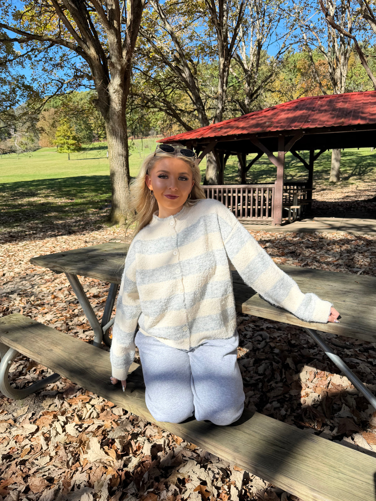Made Well Cardigan in Grey