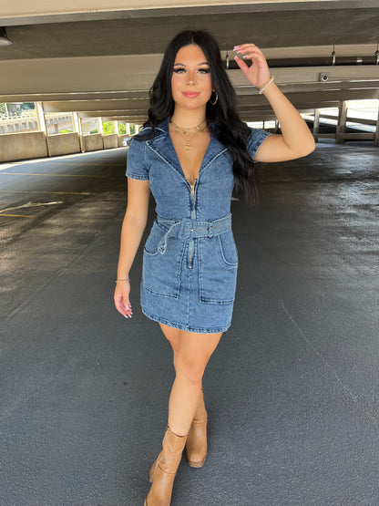 Maxine Denim Dress