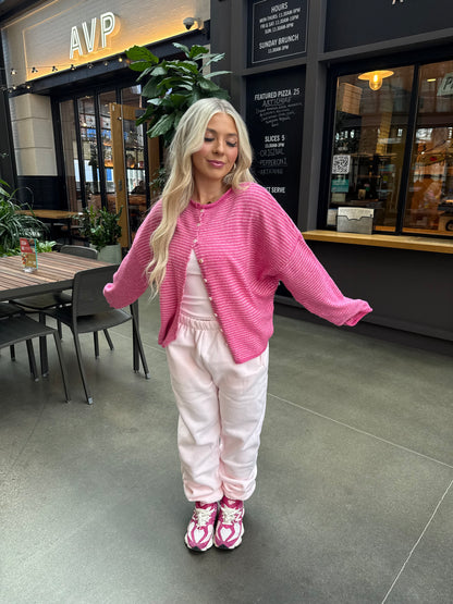 Alison Striped Cardigan