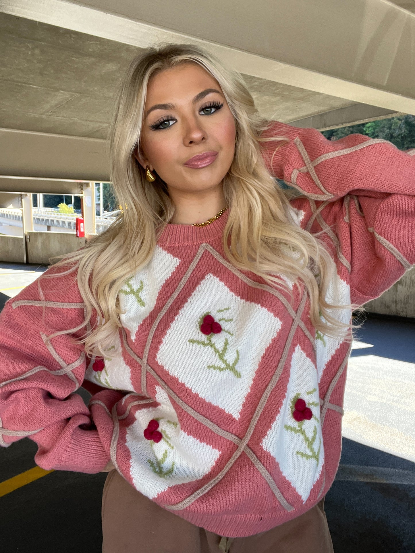 Floral Queen Sweater