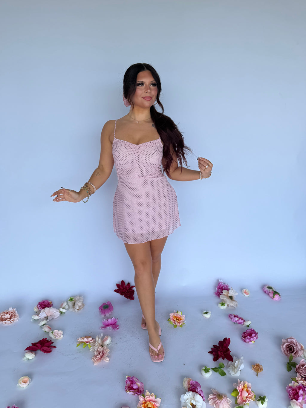 Olivia Polka Mini Dress FINAL SALE