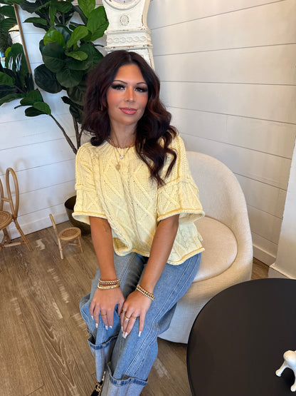 Lemon Sugar S/S Sweater