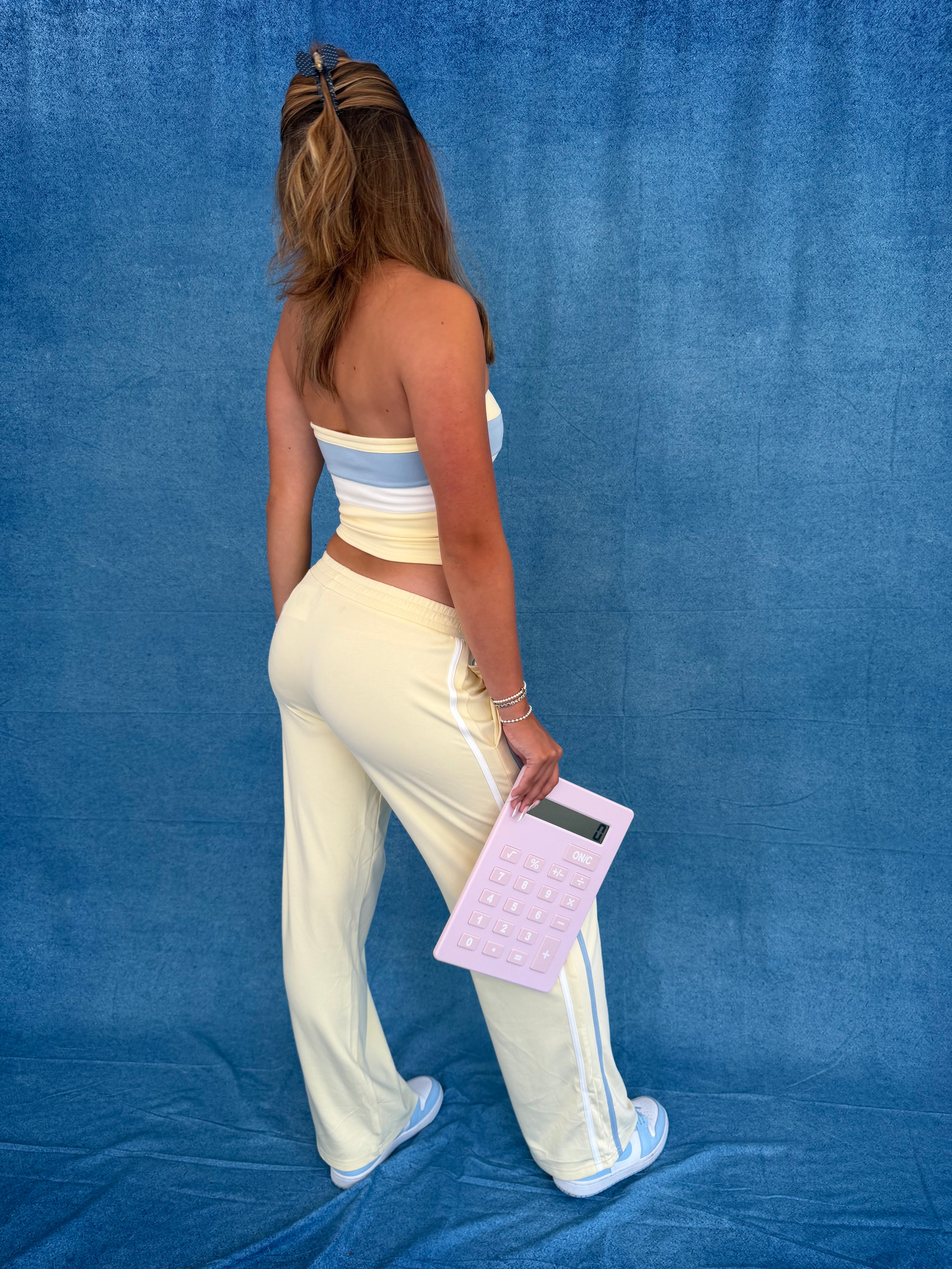 Be Competitive Set in Butter PANT ONLY