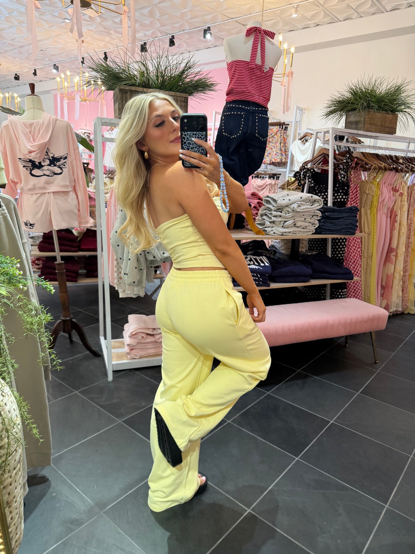 Later Today Set (PANT) Butter