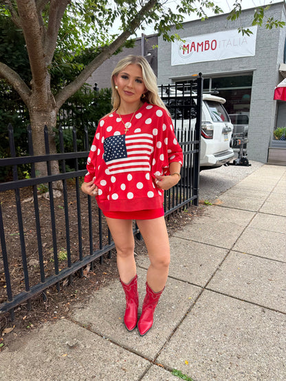 Patriotic Polka Tee