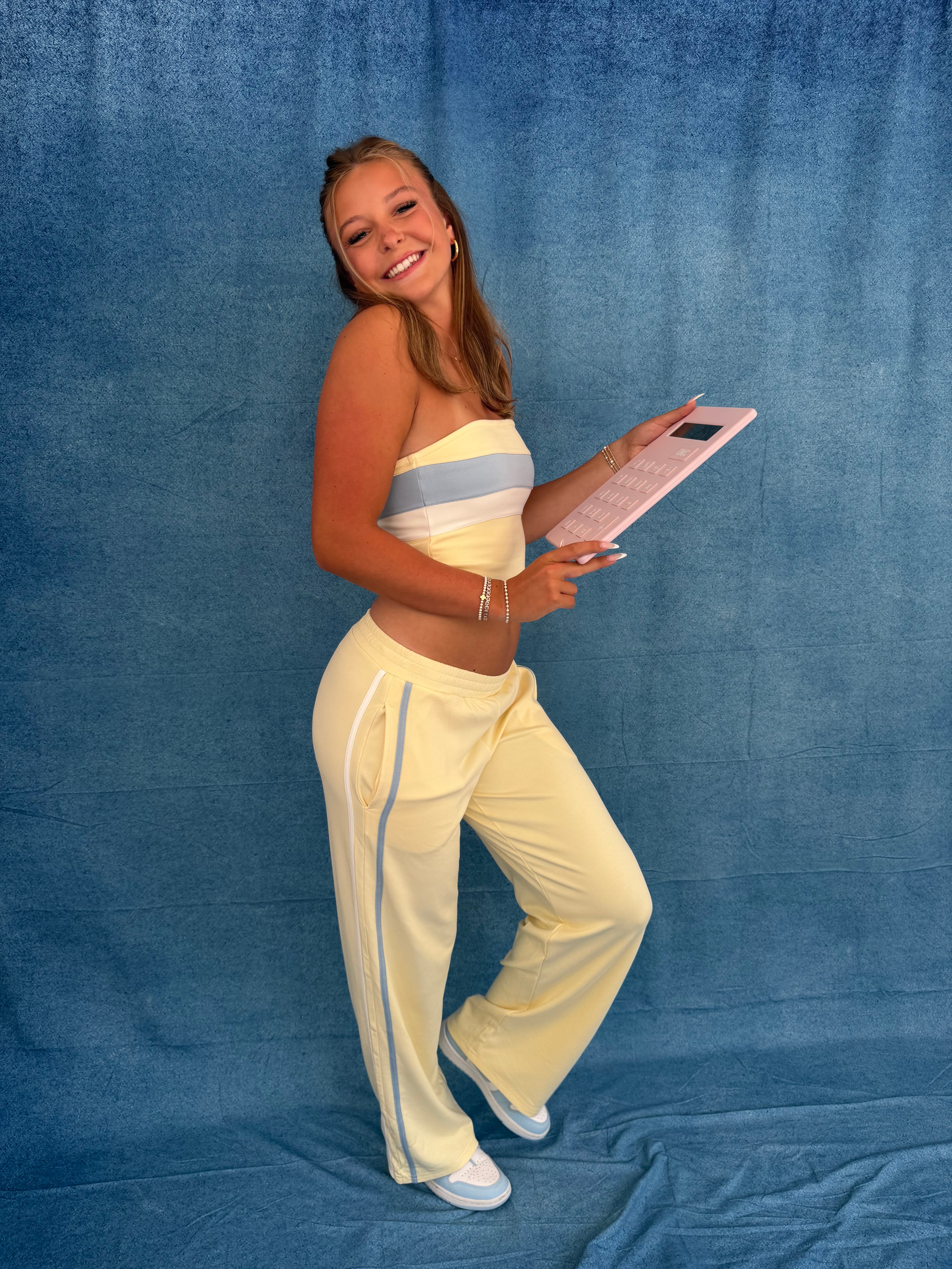 Be Competitive Set in Butter PANT ONLY