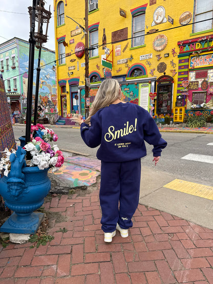 The Mayfair Group Smile It Looks Good Sweatshirt